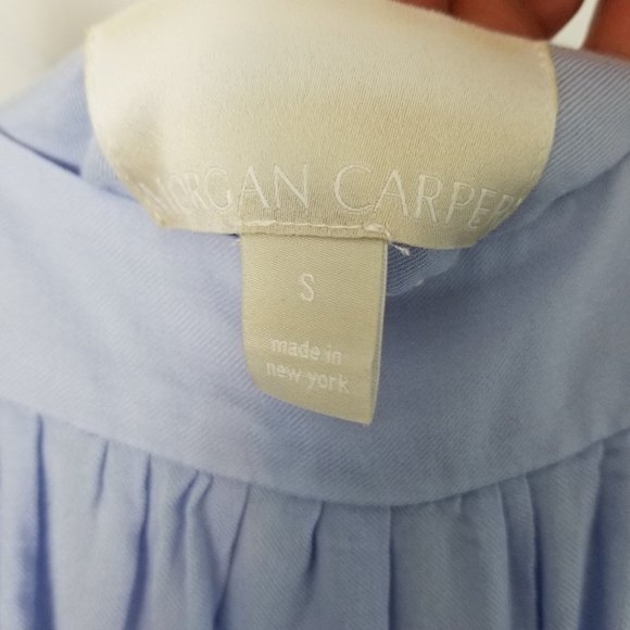 Morgan Carper Cornflower Ruffled Hem Midi Dress - Picture 9 of 11